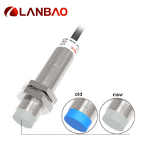 LANBAO cylindrical NPN NO M12 DC 3 / 4 wires Standard function series wiring inductive proximity sensor